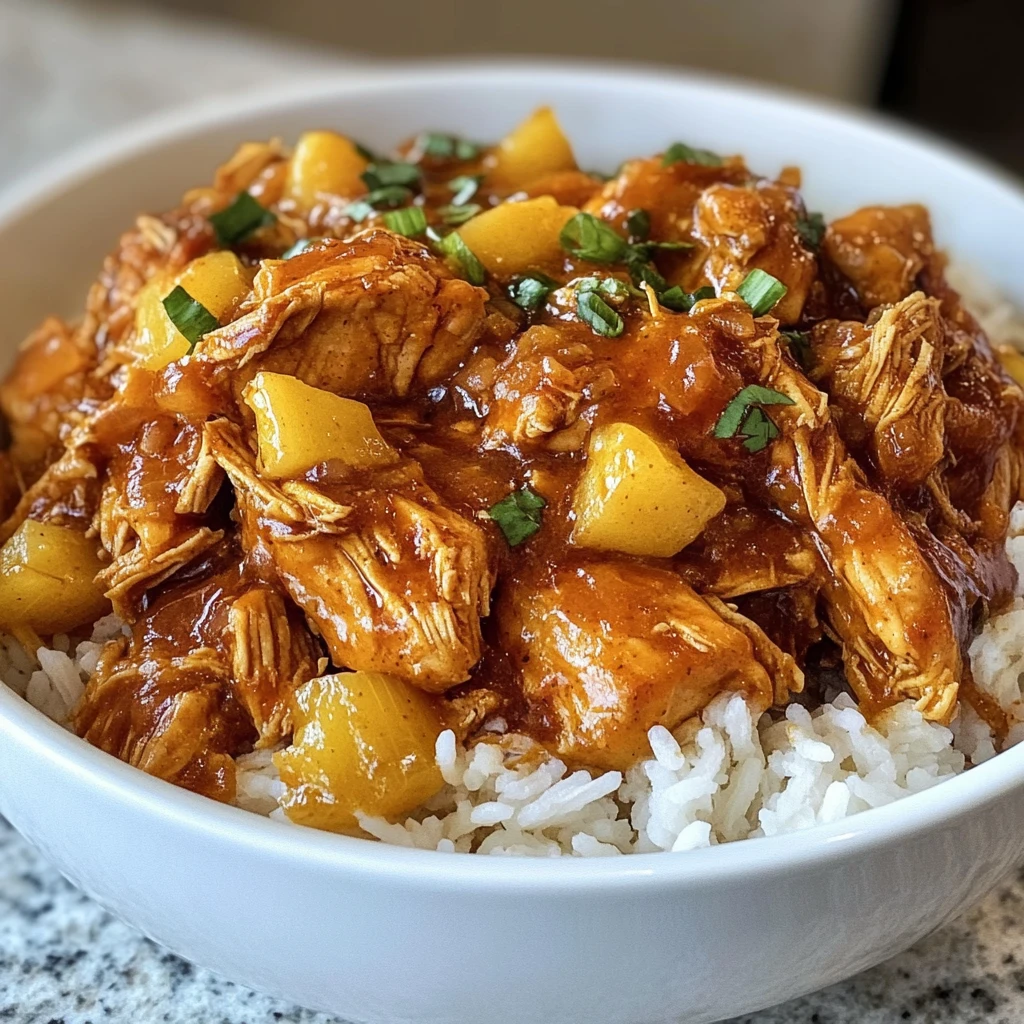 Hawaiian Crockpot Chicken