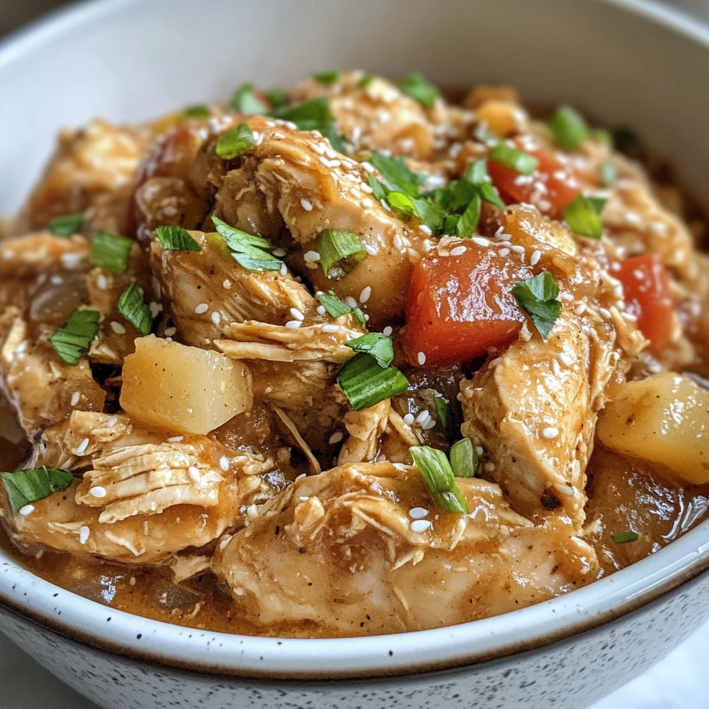 Hawaiian Crockpot Chicken