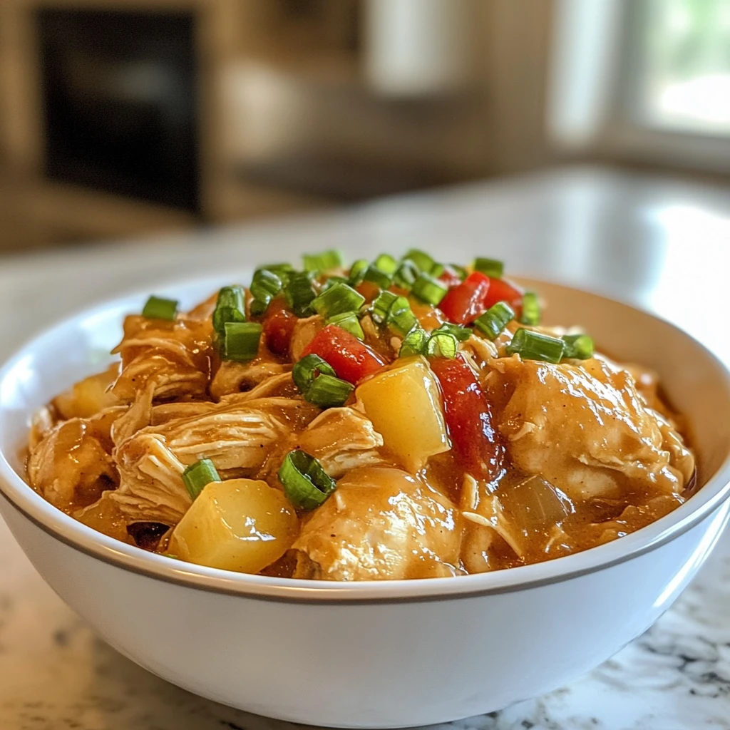 Hawaiian Crockpot Chicken