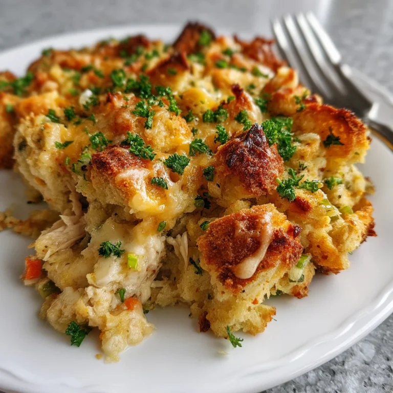 Chicken and Stuffing Casserole