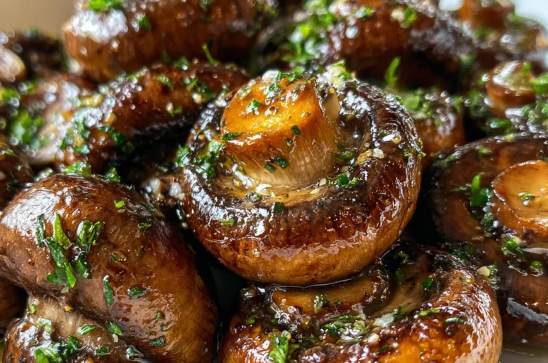 Copycat Ruth’s Chris Steakhouse Mushrooms Recipe Card