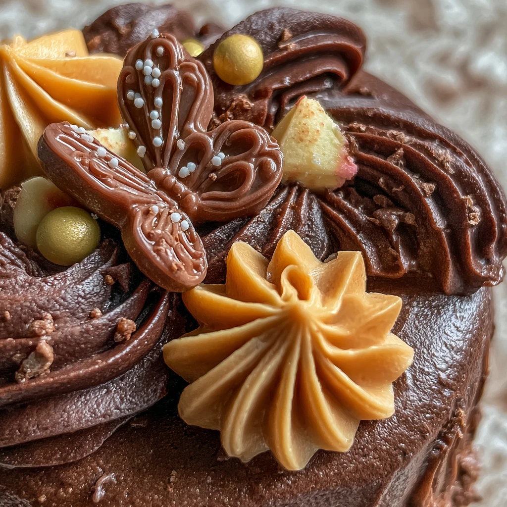 Chocolate Birthday Cake Decoration