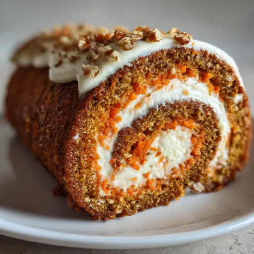 Carrot Cake Roll