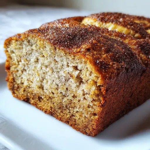 Snickerdoodle Banana Bread