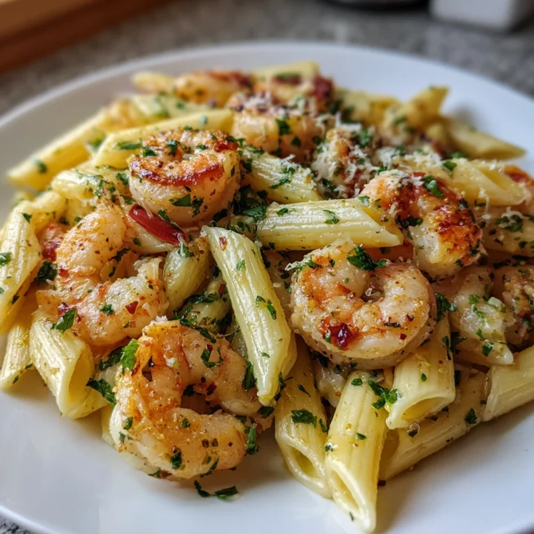 garlic shrimp pasta