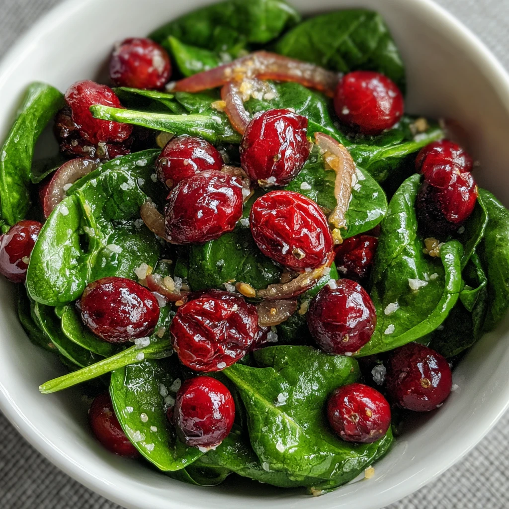 Cranberry Spinach Salad