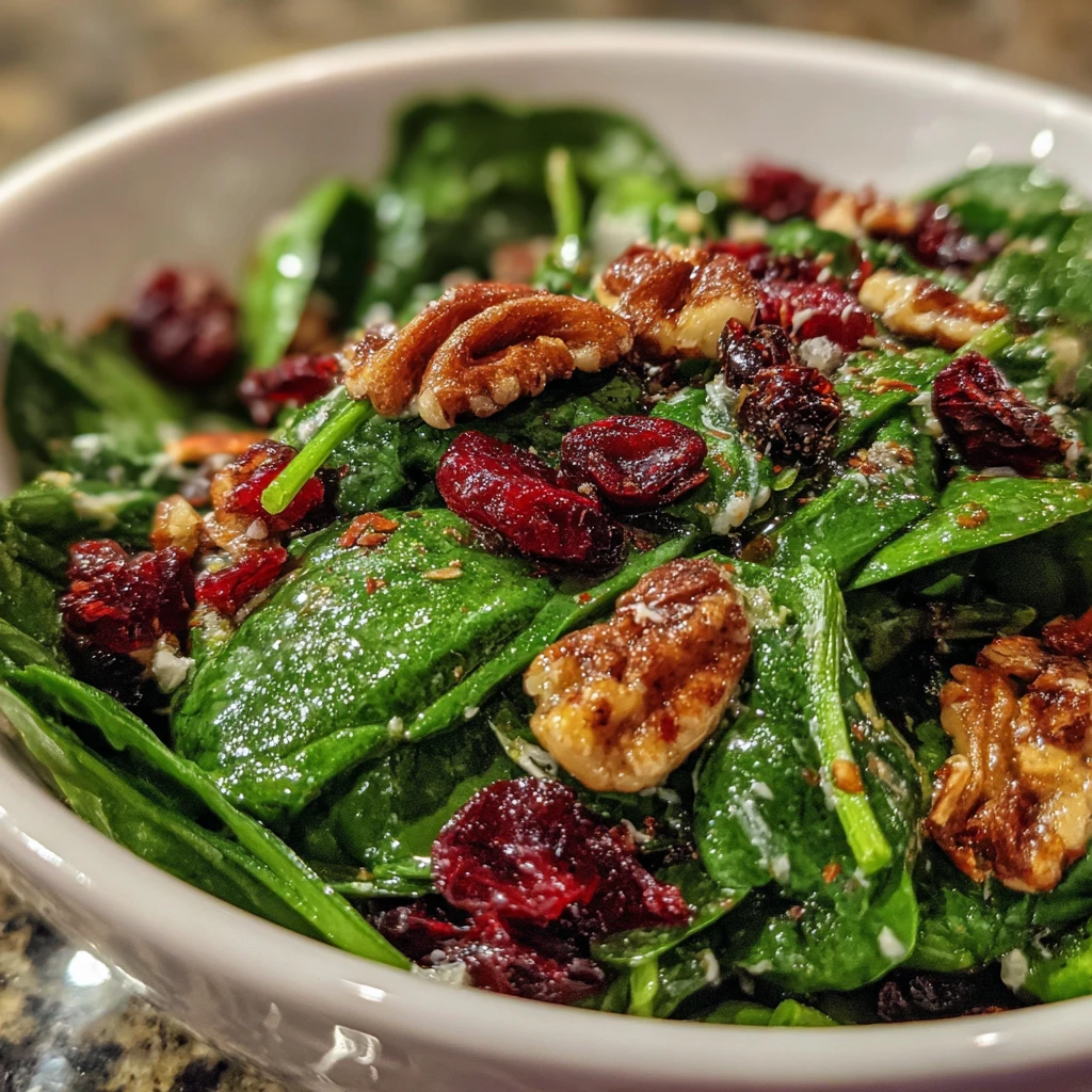 Cranberry Spinach Salad