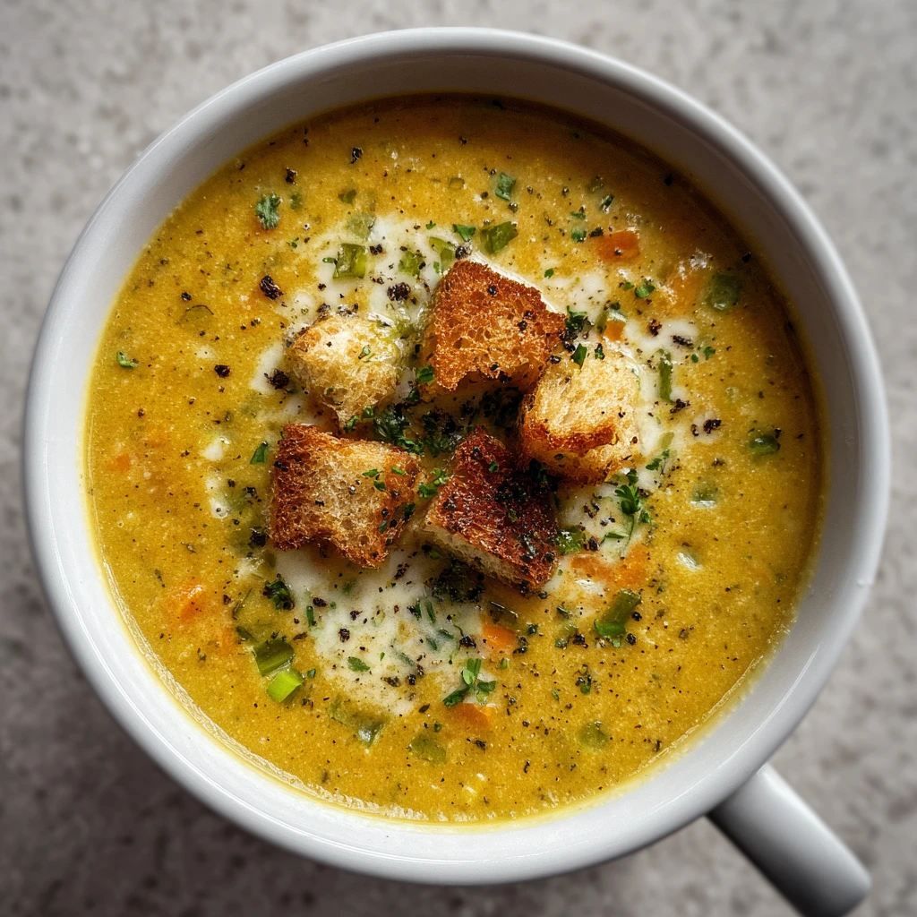 Creamy vegetable soup