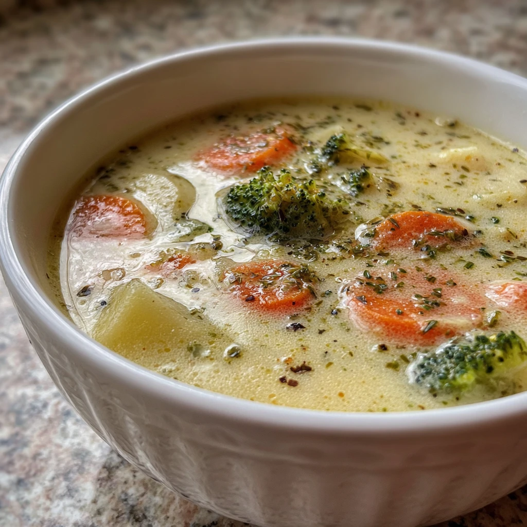 Creamy vegetable soup