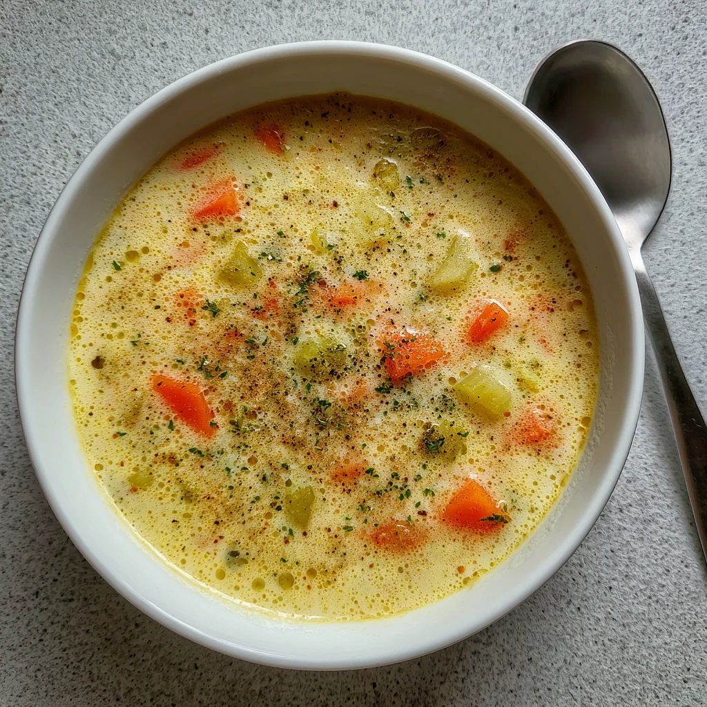 Creamy vegetable soup