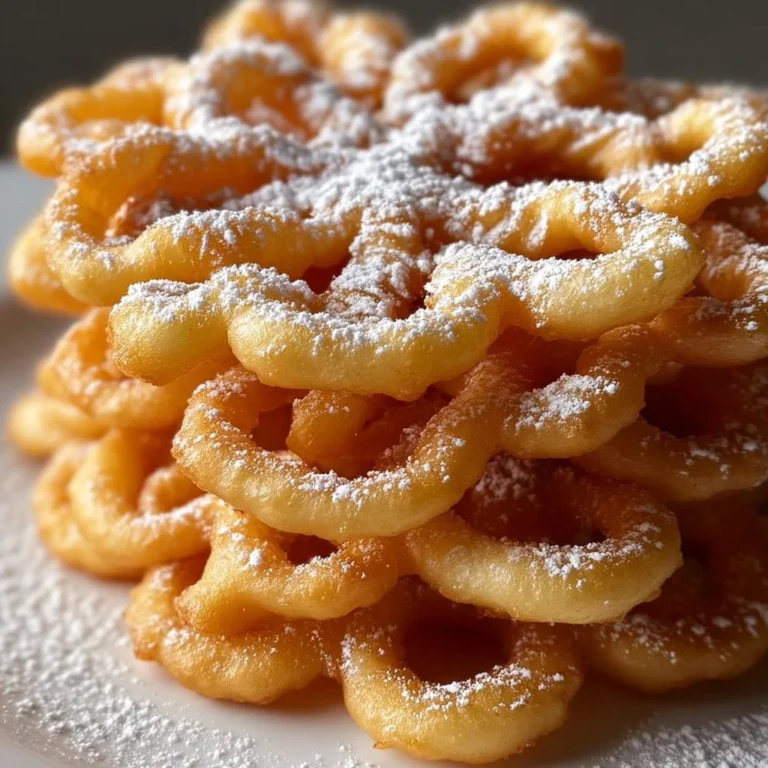 Delicious funnel cakes served with powdered sugar and toppings
