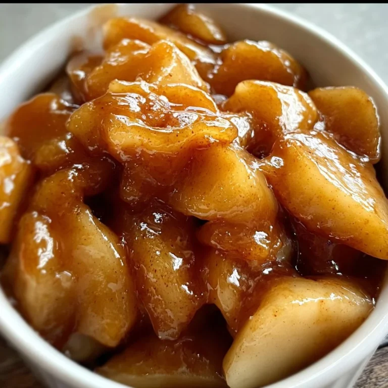 Slow Cooker Cracker Barrel Fried Apples served in a bowl