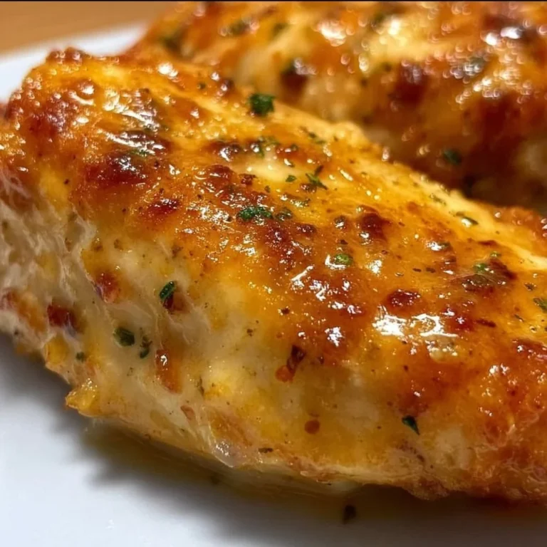 Juicy simple chicken breast cooked to perfection served on a plate.