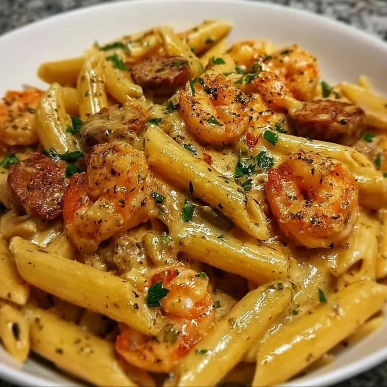Delicious Mardi Gras Pasta from Pappadeaux, perfect for Cajun cuisine lovers.