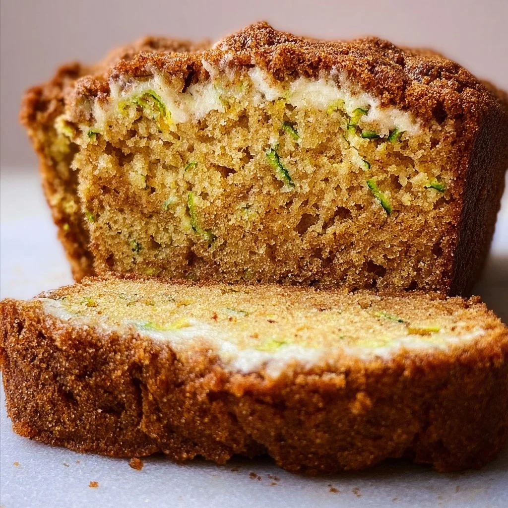 Delicious Snickerdoodle Zucchini Bread with a cinnamon sugar topping
