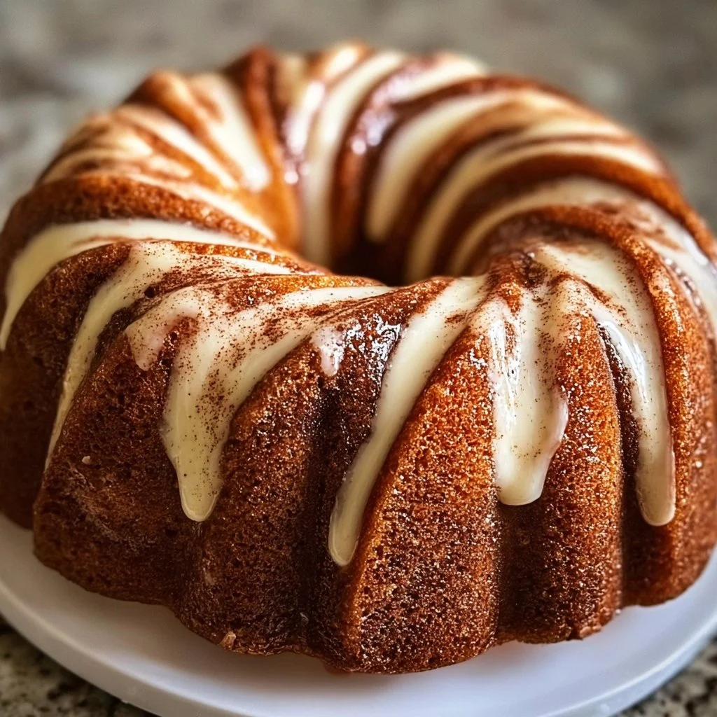 Cinnamon Swirl Sour Cream Bundt Cake