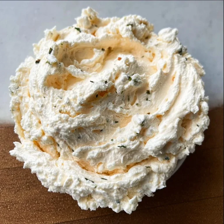 Creamy Cowboy Cream Cheese spread served on a rustic wooden background.