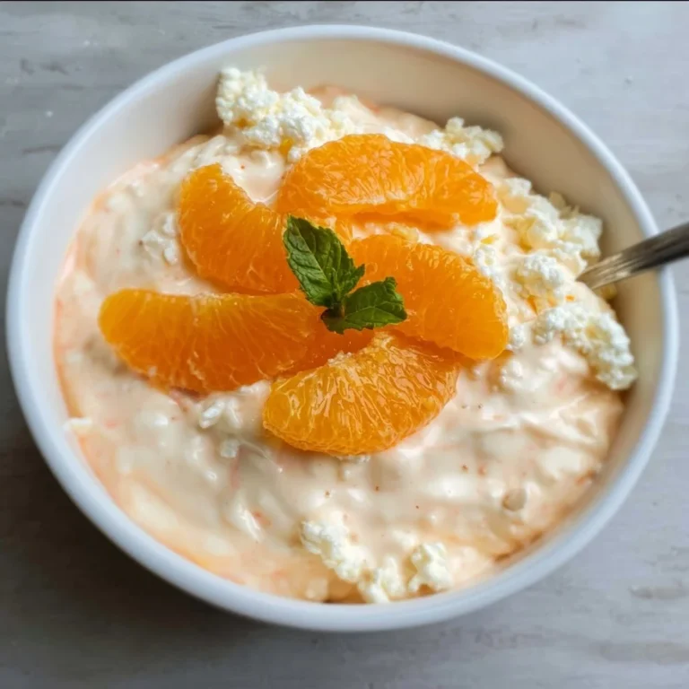 Refreshing Cottage Cheese Orange Creamsicle Protein Bowl with vibrant colors