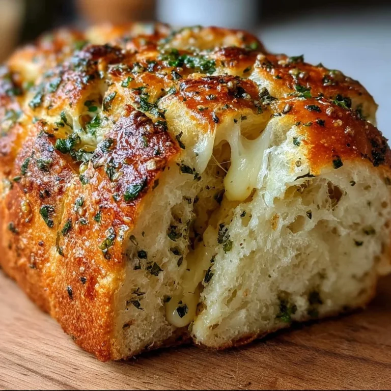 Delicious Italian Herb Cheese Bread fresh out of the oven