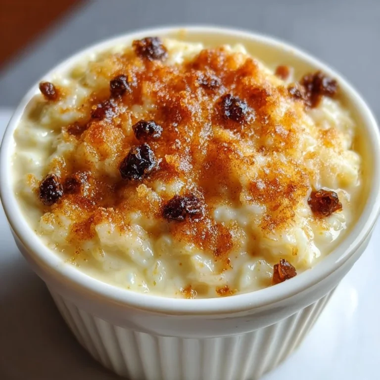 Delicious bowl of old-fashioned rice pudding with a sprinkle of cinnamon
