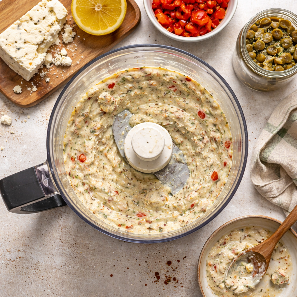 Olive Lovers Dream Dip Creamy Zesty and Simply Irresistible Appetizer preparation photo
