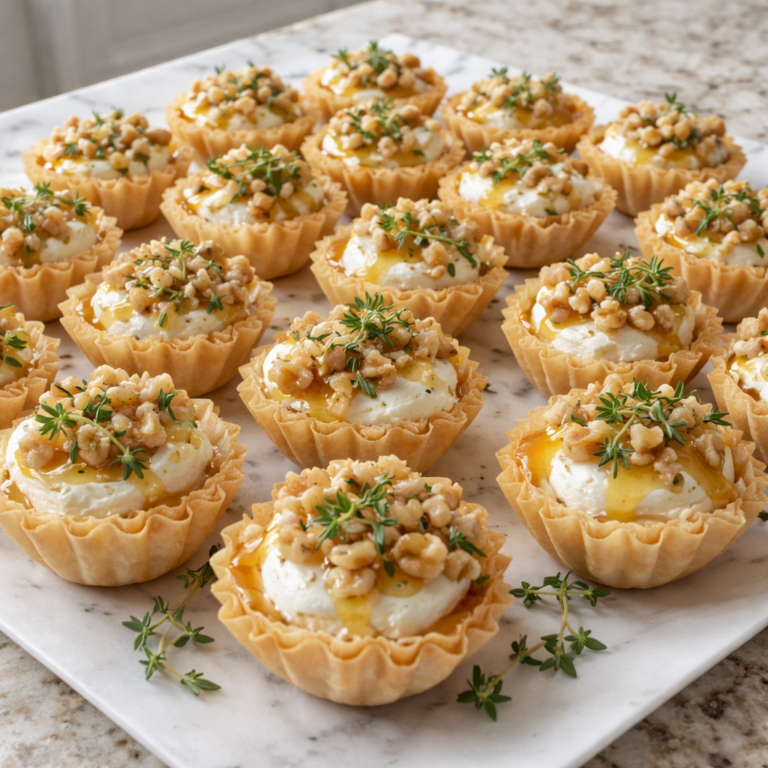 Delicious Goat Cheese and Honey Bites for Elegant Party Appetizers featured photo
