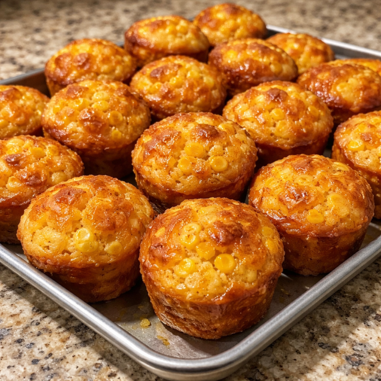 Southern-Style Honey Butter Cornbread Poppers for crowd pleasing bites featured photo