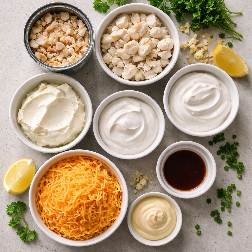 Ultimate Joes Crab Shack Crab Dip Recipe for Game Night ingredients photo