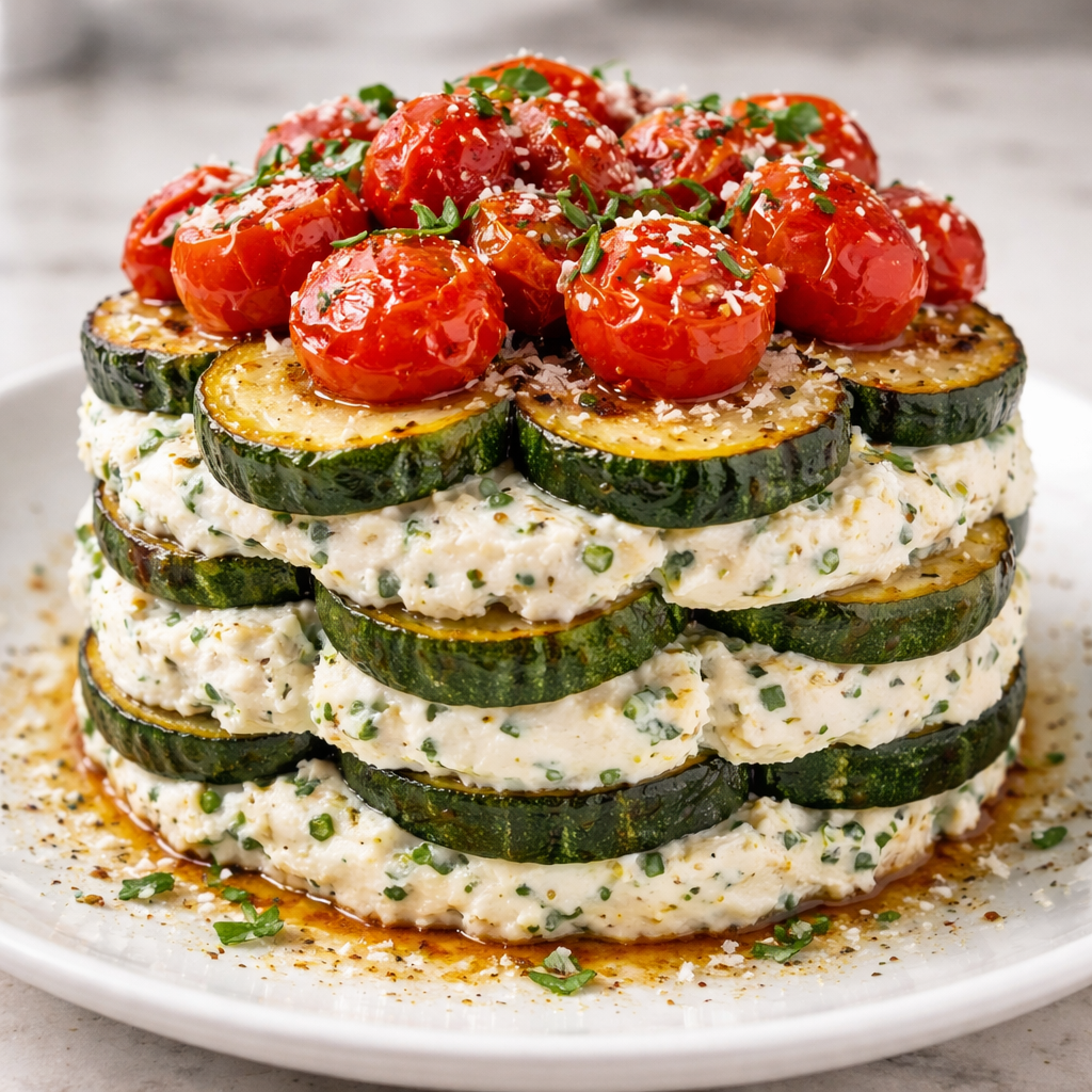 Zucchini and Goat Cheese Stack A Delicious Layered Summer Recipe featured photo