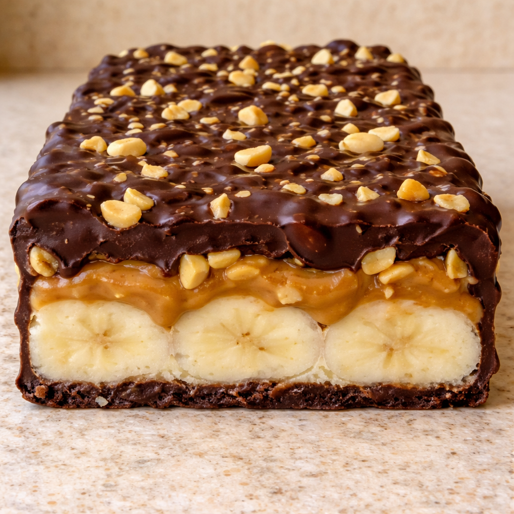 Must Try Frozen Banana Snickers Healthy Banana Treats featured photo