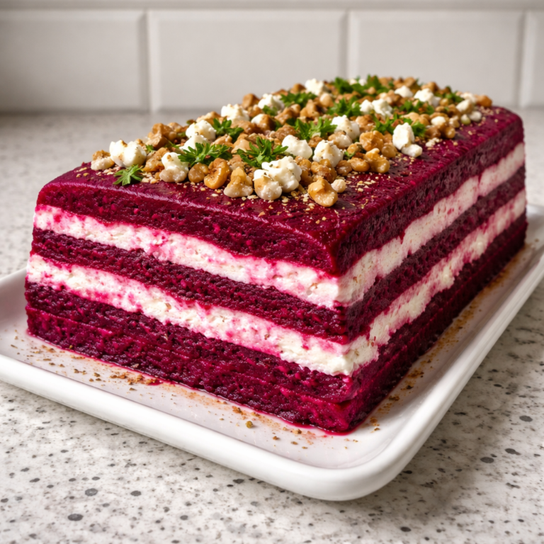 Colorful Beetroot and Goat Cheese Terrine for Effortless Elegance featured photo